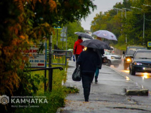 На столицу Камчатки оказывает влияние циклон