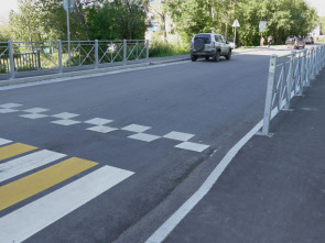 В камчатской столице полностью обновили дорогу к образовательному учреждению на Бийской