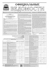 Газета &laquo;Официальные ведомости&raquo; спецвыпуск №1 (6468-6583) за 15 марта 2024 г.