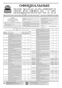 Газета &laquo;Официальные ведомости&raquo; спецвыпуск №5 (6692-6703) за 19 июля 2024 г.